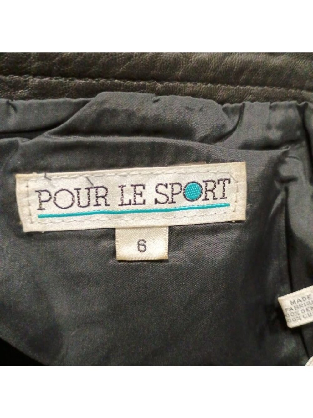 Pour Le Sport Size 6 Vintage Boho Black Pebbled Leather Midi Skirt - Picture 5 of 11